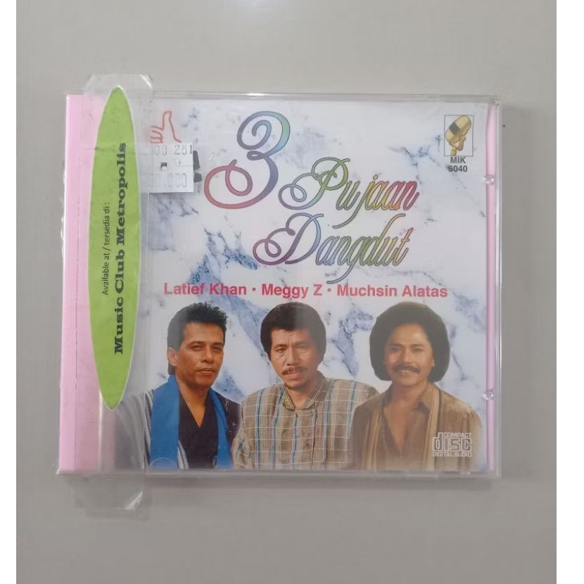 CD 3 PUJAAN DANGDUT - LATIEF KHAN / MEGGY Z. / MUCHSIN ALATAS IMPORTED