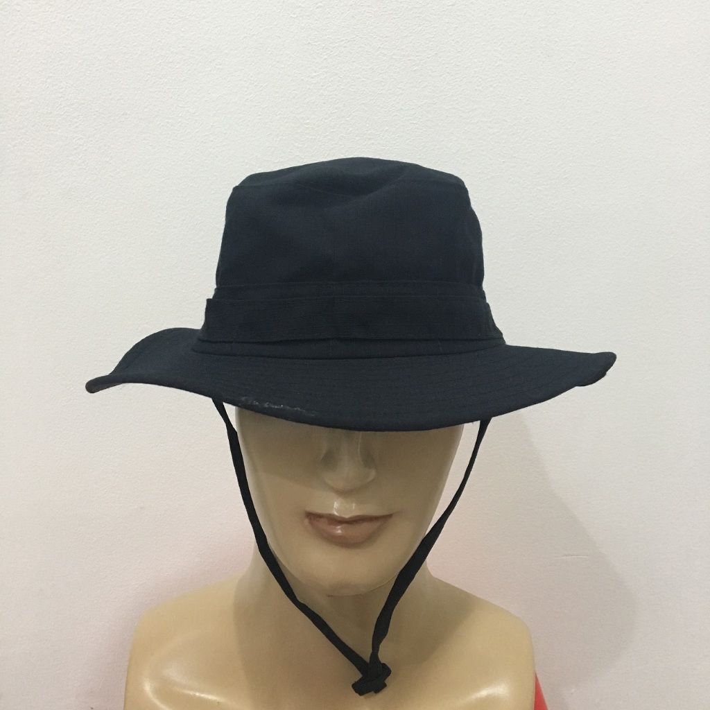 Topi Rimba Hitam - Topi Kupluk Hitam - Topi Gunung - Rimba Hitam - Rimba Hitam - Bucket hat