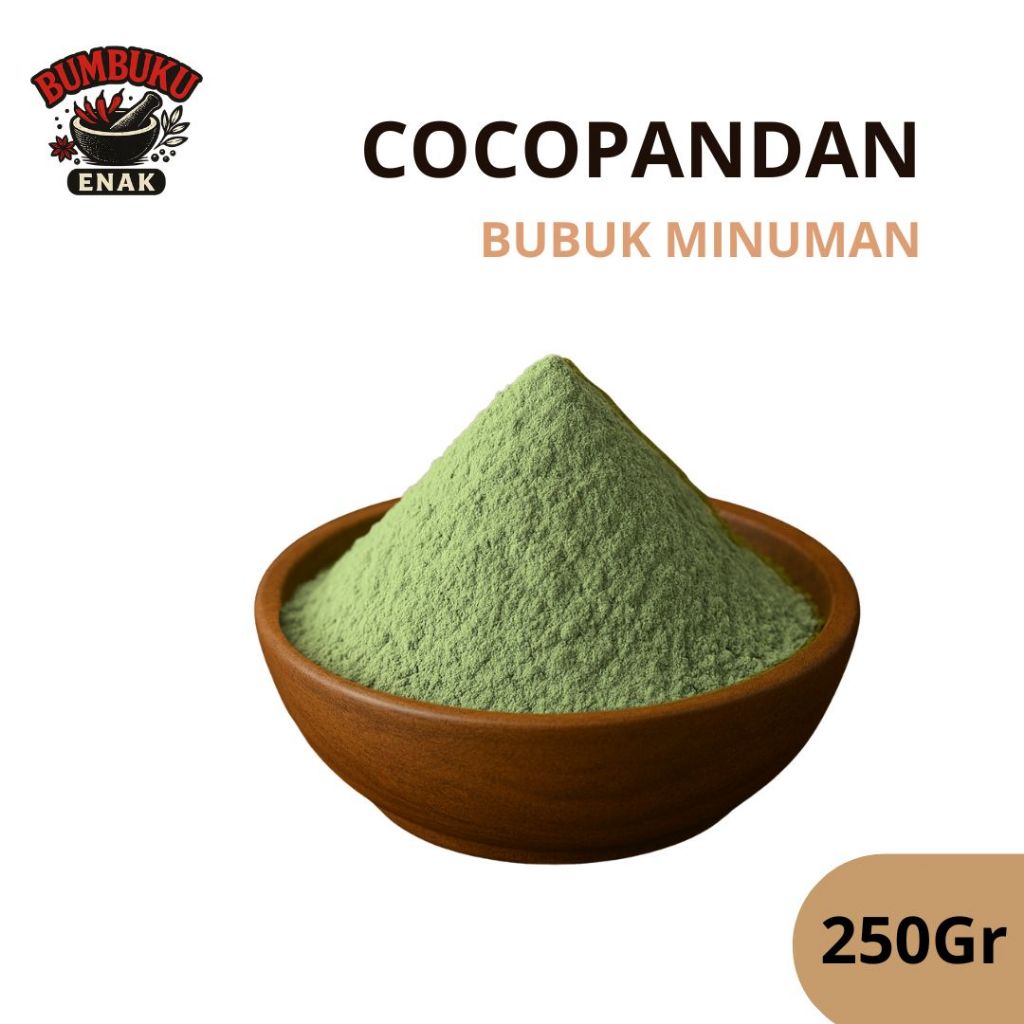

Bubuk Minuman Rasa Cocopandan 250gr – Powder Minuman Tradisional Manis Segar untuk Usaha & Rumah