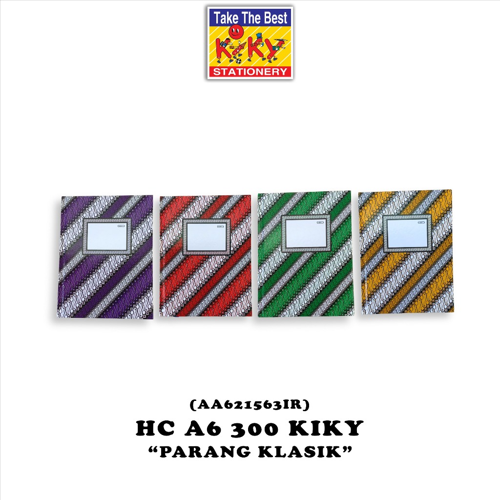 

KIKY Buku Hard Cover A6 Glossy Mini Agenda 300 Lembar