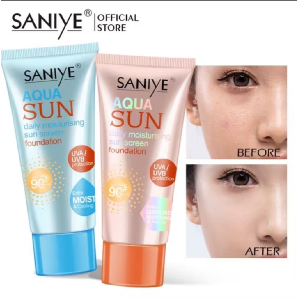 SANIYE Sunscreen SPF 90 PA++ Professional fondation