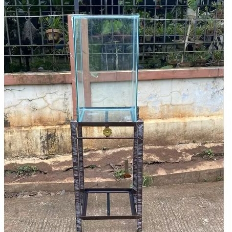 AQUARIUM KACA SET RAK UKURAN 30x30x50cm