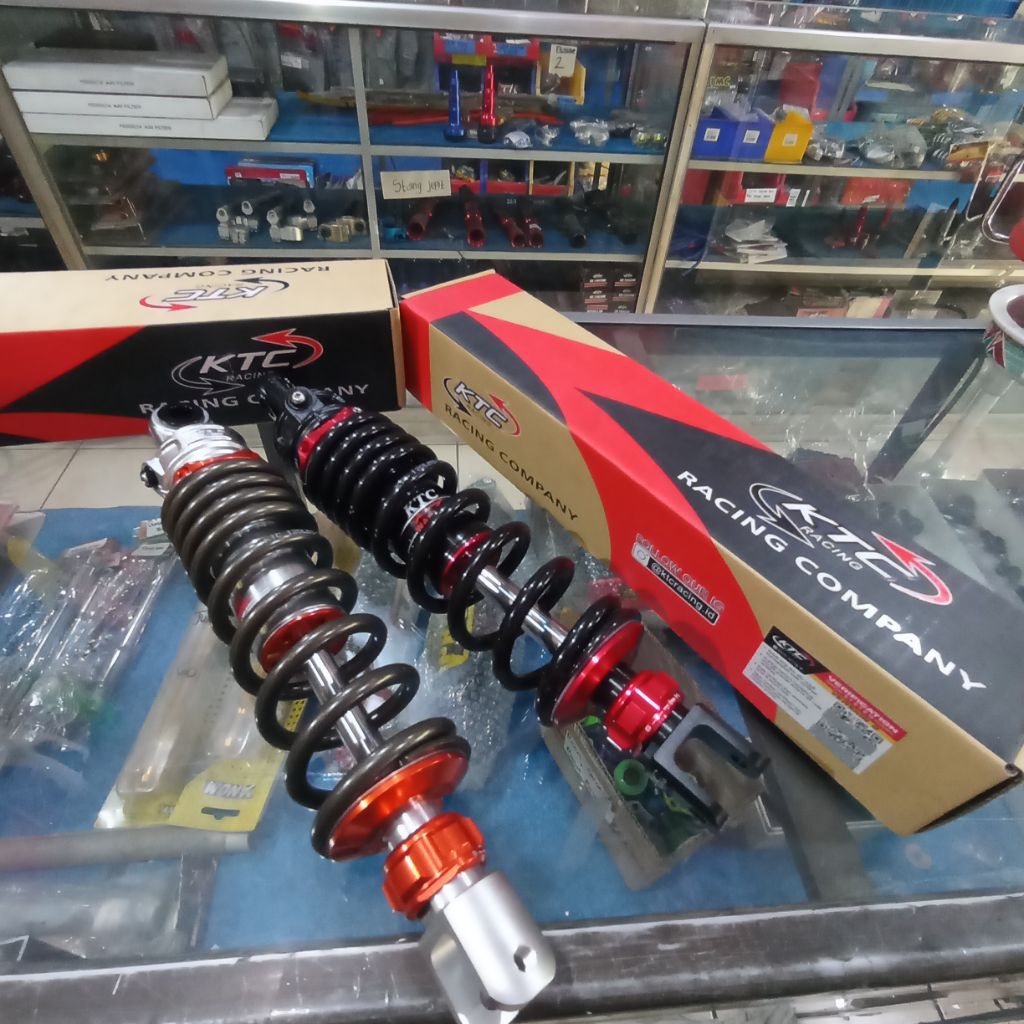 JUAL SHOCK BREAKER KTC RACING RAZOR SHOCKBREAKET KTC RACING MOTOR VARIO.BEAT.SCOOPY MURAH SINGLE SHO