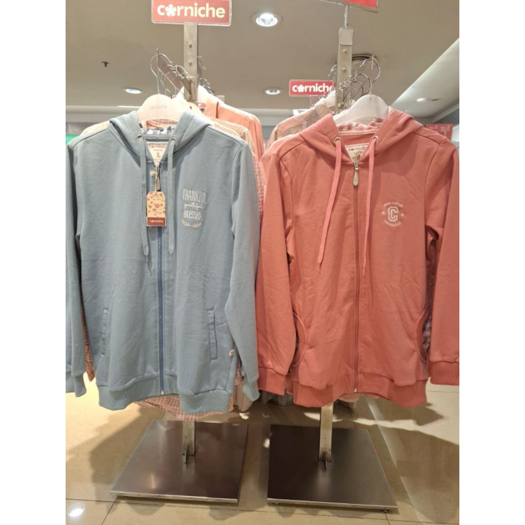 Jaket katun cewek CORNICHE NEW S-XL