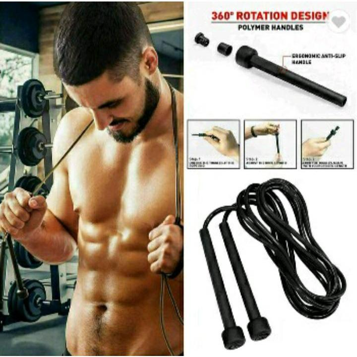 PVC Skipping Lompat Tali Kansen Loncat Tali Jump Rope Lompat Tali