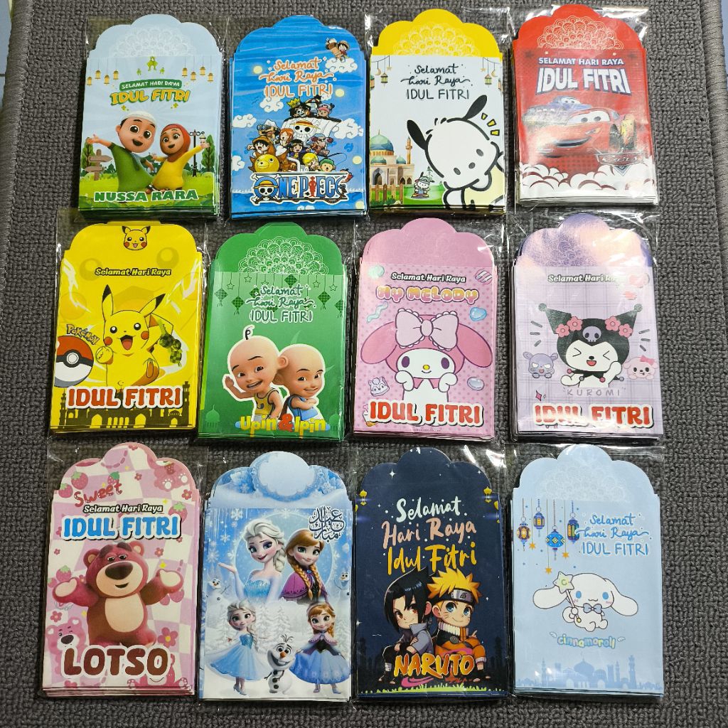 

Amplop Lebaran KARTUN 3 (7x11) isi 10