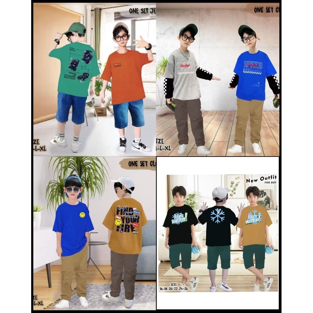 setelan london kids jeans 11-14t