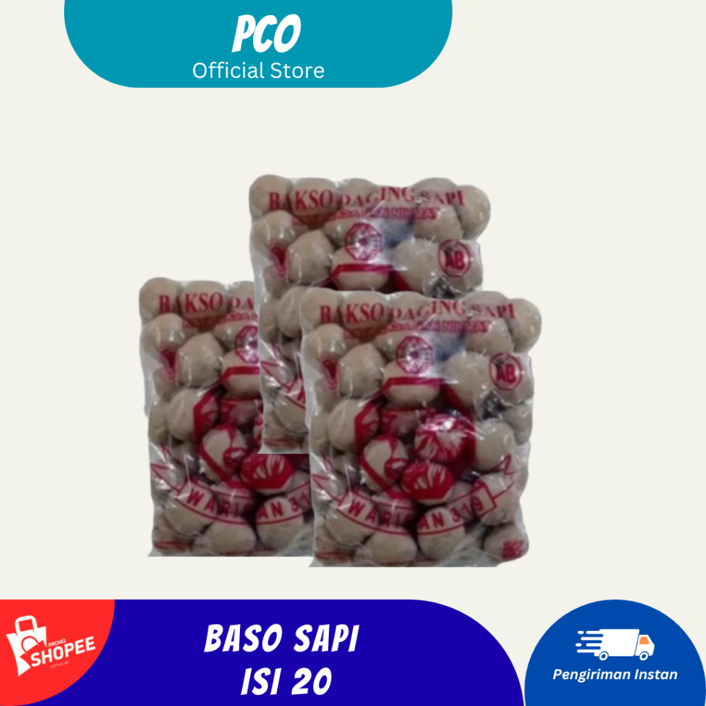 

Baso Sapi ukuran kecil isi 20 pcs