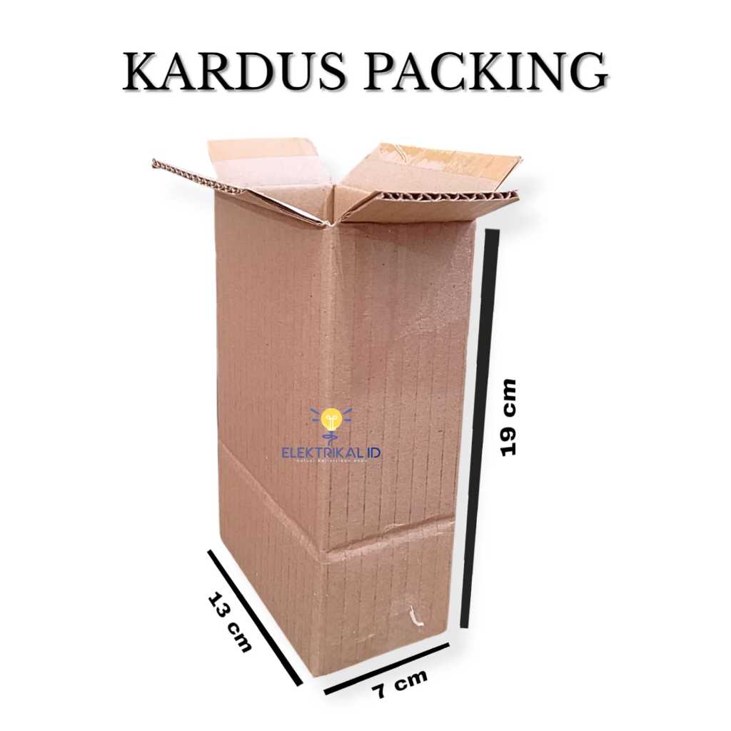 

Kardus / Karton Box Packing Polos 13x7x19 cm Tebal MINIMAL CEKOUT 10PCS