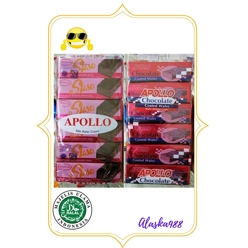 

APOLLO WAFER COKLAT DAN SUSU
