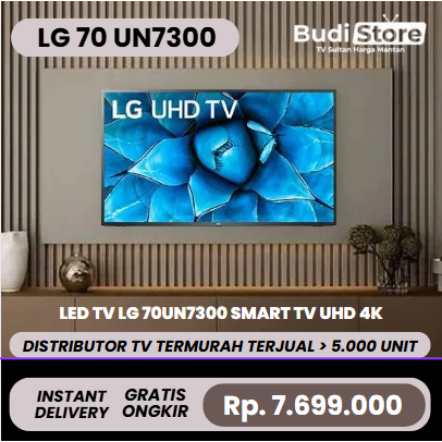LG 70UN7300 SMART TV 70" UHD AI THINQ 4K - BUDI STORE OFFICIAL
