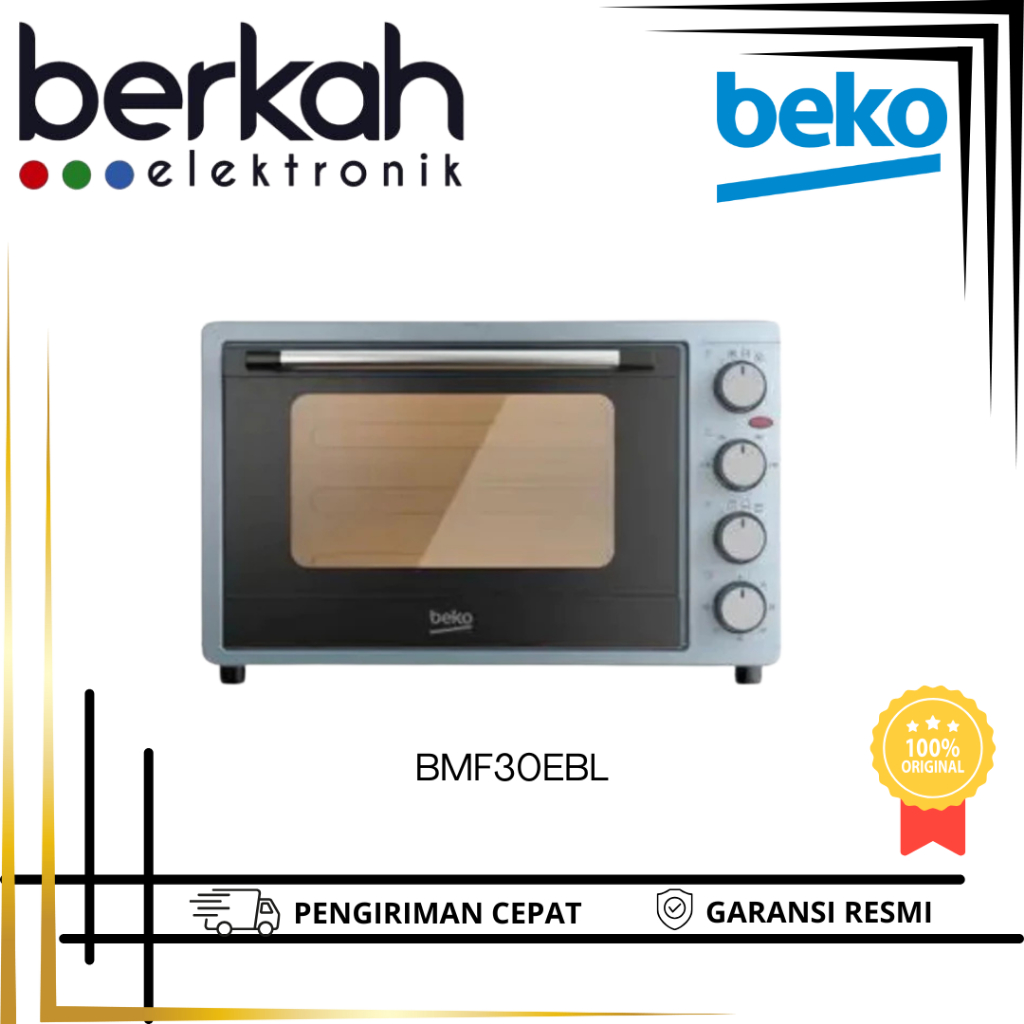 Beko Mini Oven BMF30EBL - Kapasitas 30liter dengan Air Fryer