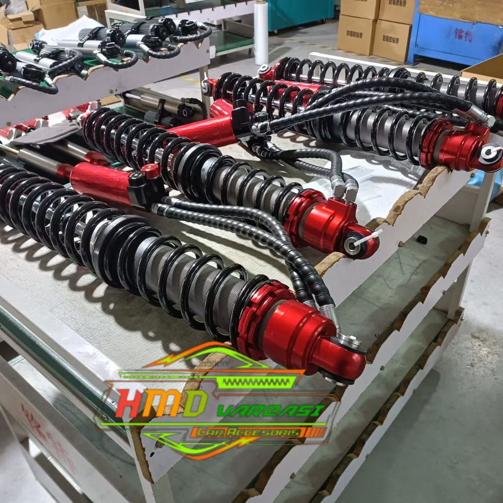 SHOCK BREAKER . COILOVER . SHOCK BREAKER COILOVER MERK REBEL ADJUSTABLE TRAVEL 10 12 14