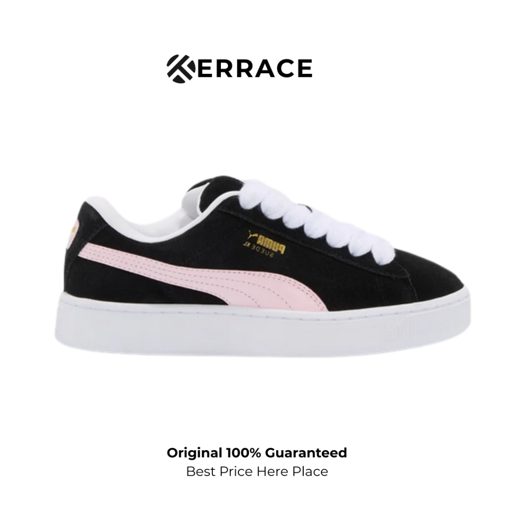 Sepatu Puma Suede XL Black Pink