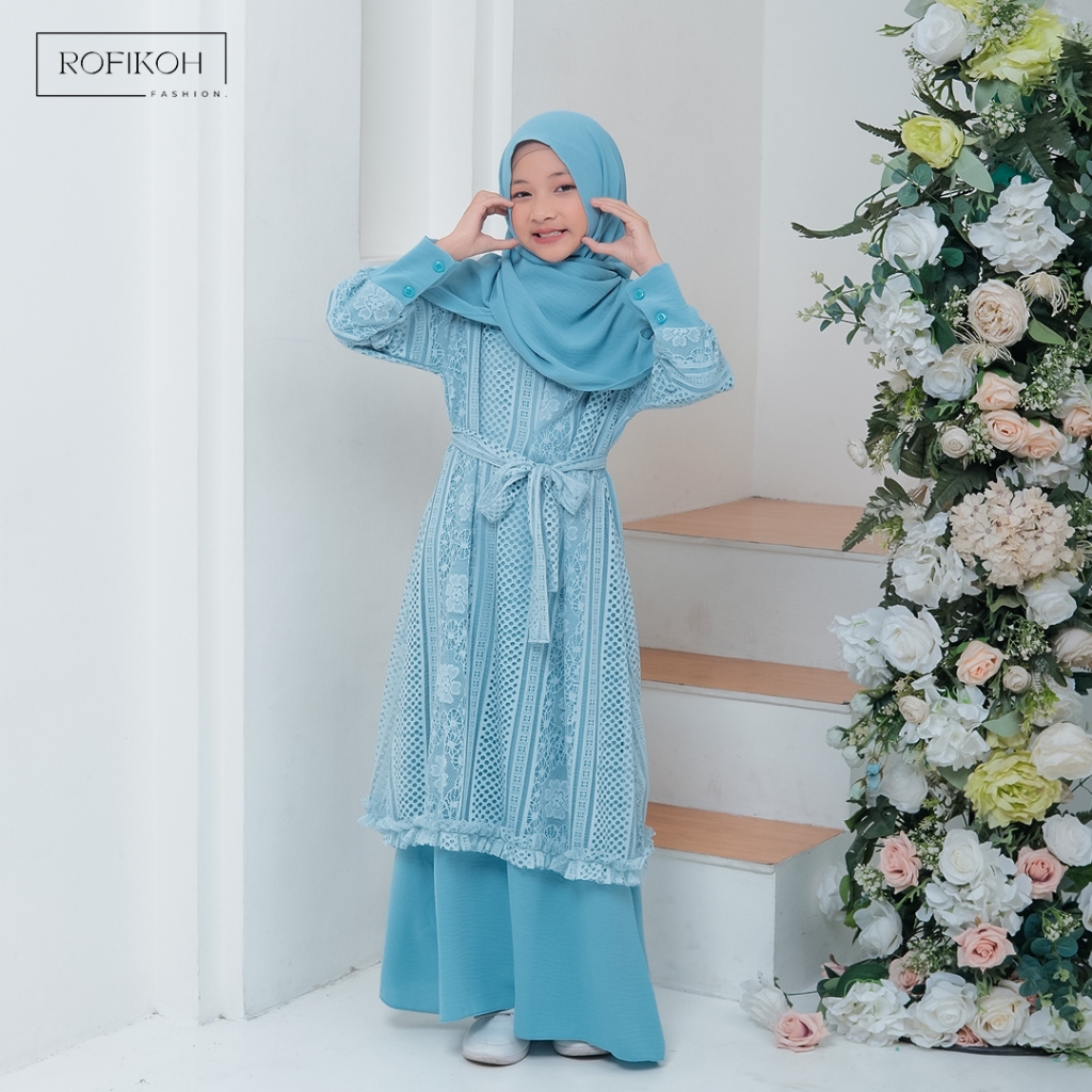 Baju Uktie Kekinian Gamis Anak Terbaru 2025 Fashion Gms Cewe Lebaran 2026 Ramadhan Ghamis Cewek Paka