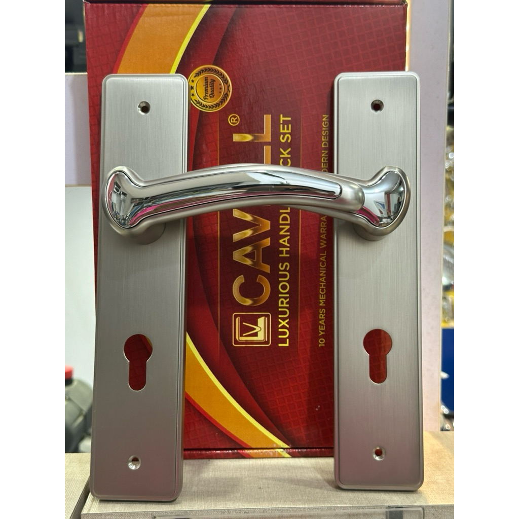 Kunci pintu besar 24cm CAVELL SUS 304 Lengkap 1 set