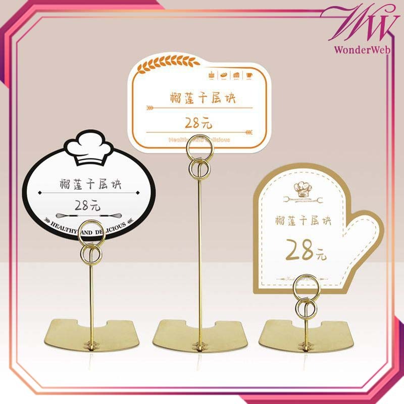 

Tiang Nomor Meja 5/10/15cm Table Number Stand Menu Stand Display Stand Tatakan Holder Foto Price Tag