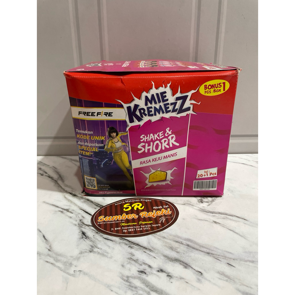 

MIE KREMEZ SHAKE AND SHOR ISI 20 PCS
