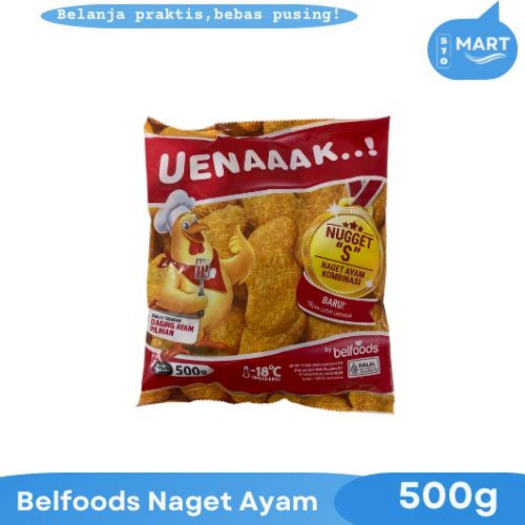 

belfoods naget ayam S chicken nugget 500gr