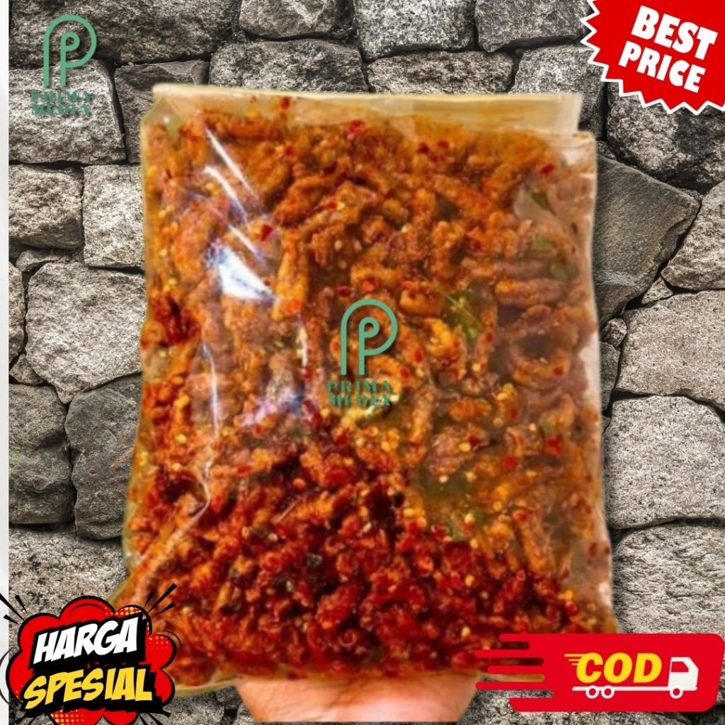 

KERUPUK USUS PEDAS DAUN JERUK RASA PREMIUM !!!