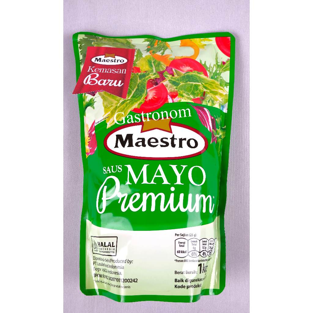 

Maestro Light Mayonnaise / Maestro Mayonaise Kurang Lemak 1 Kg