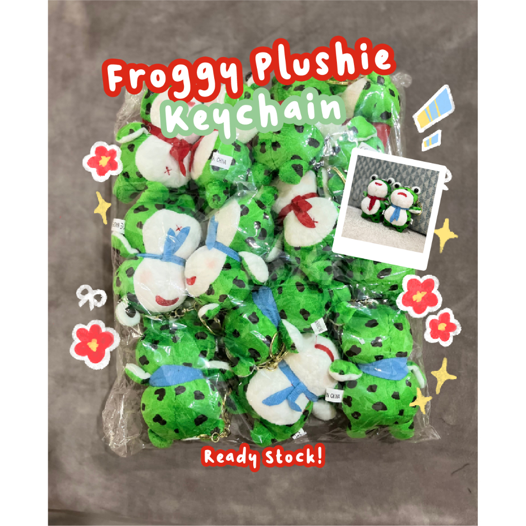 Grosir gantungan kunci frog bless toys gantungan kunci karakter gantungan kunci hewan lucu