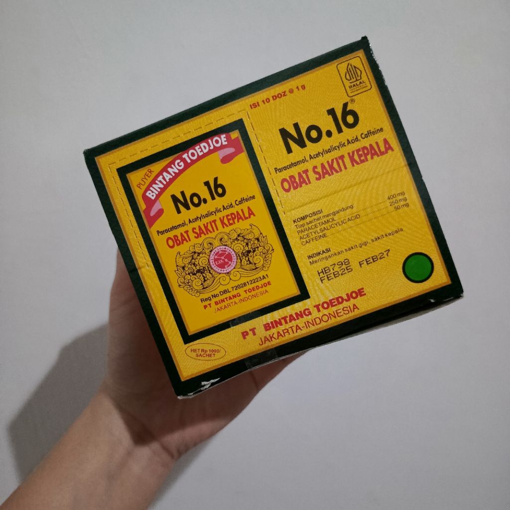 Puyer Bintang Toedjoe/puyer bintang tujuh puyer bintang 7 no 16/puyer saki kepala