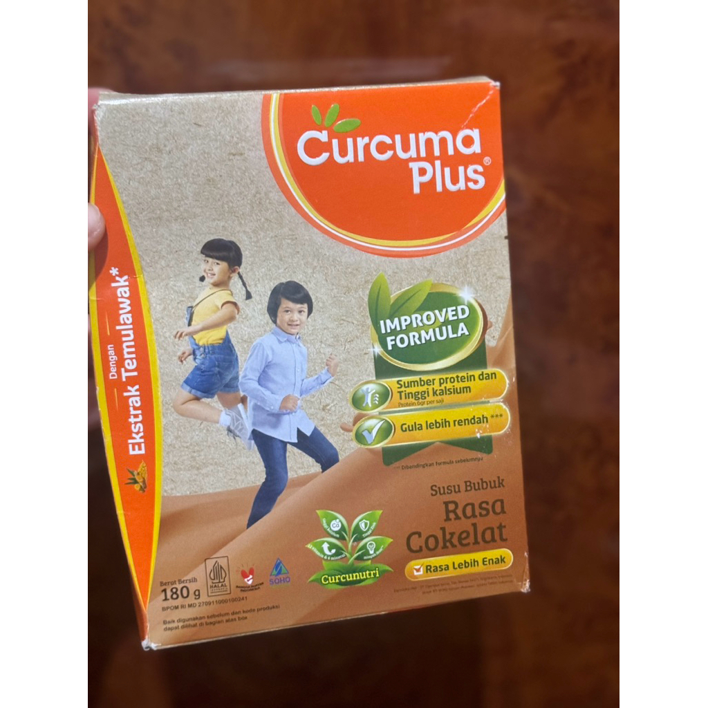 

susu Curcuma Plus penambah nafsu makan anak 180gram