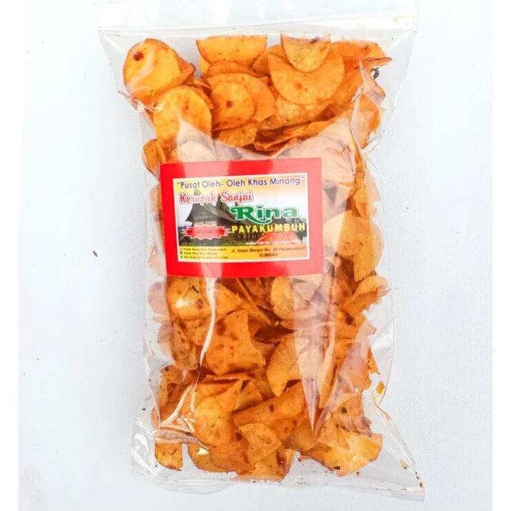 

Kripik balado karupuak Lado Khas Payakumbuh renyah dan krispi