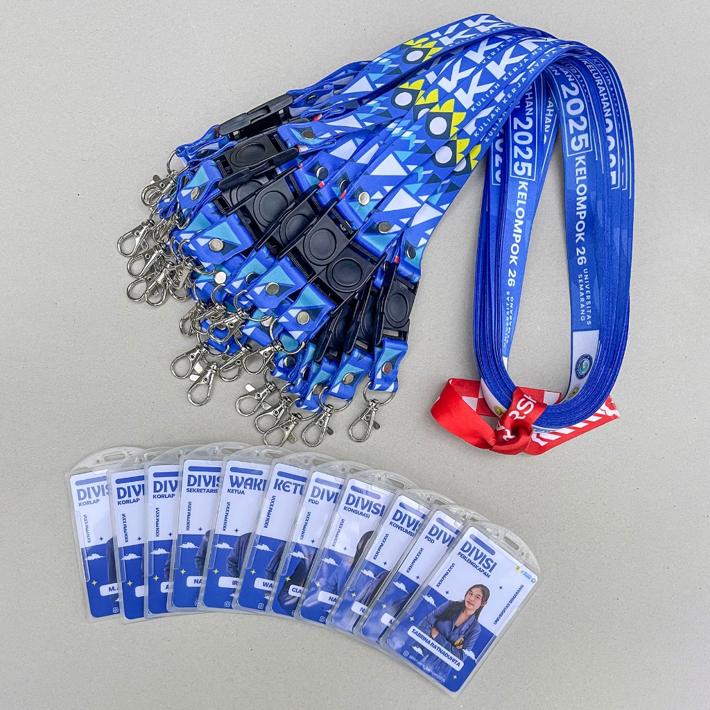 

CETAK LANYARD CUSTOM 2 CM BISA SATUAN FREE DESAIN PREMIUM QUALITY by ASTORE ID OFFICIAL