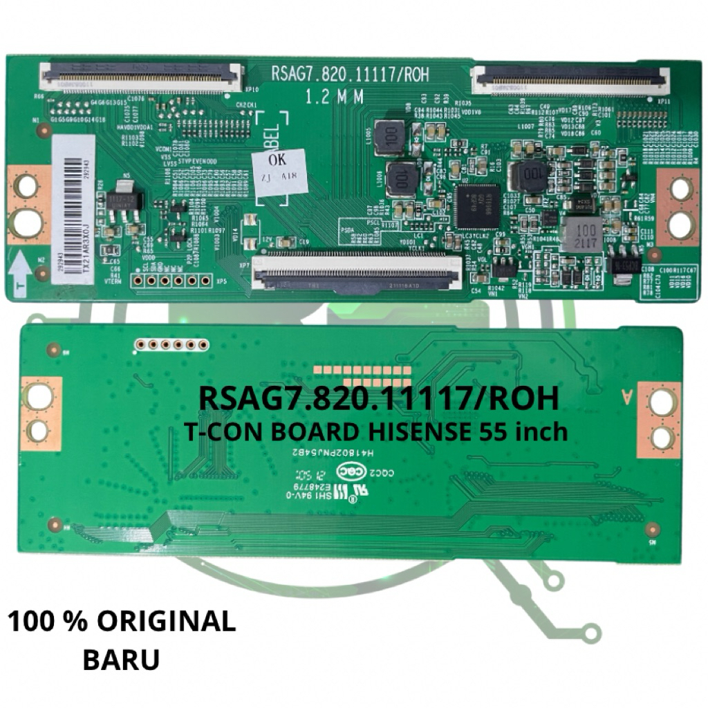 Ticon tcon t-con board hisense 55 inch RSAG7.820.11117/ROH