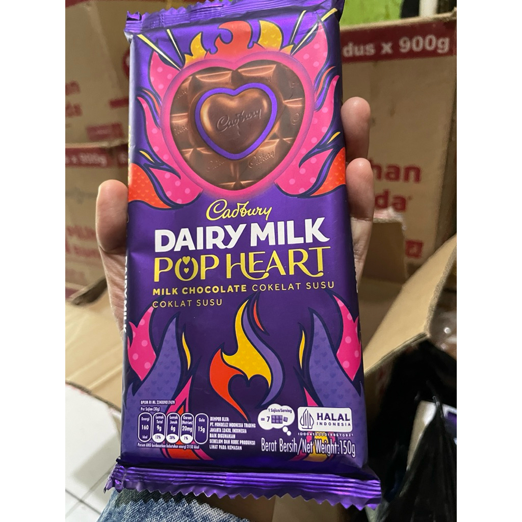 

cadbury dairy milk pop heart