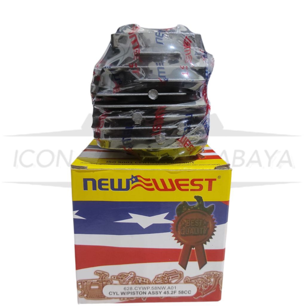 CYLINDER BLOCK ASSY/PORING/FURING CHAINSAW 5800/6800/8800/598/588 (45,2mm) NEW WEST ORIGINAL