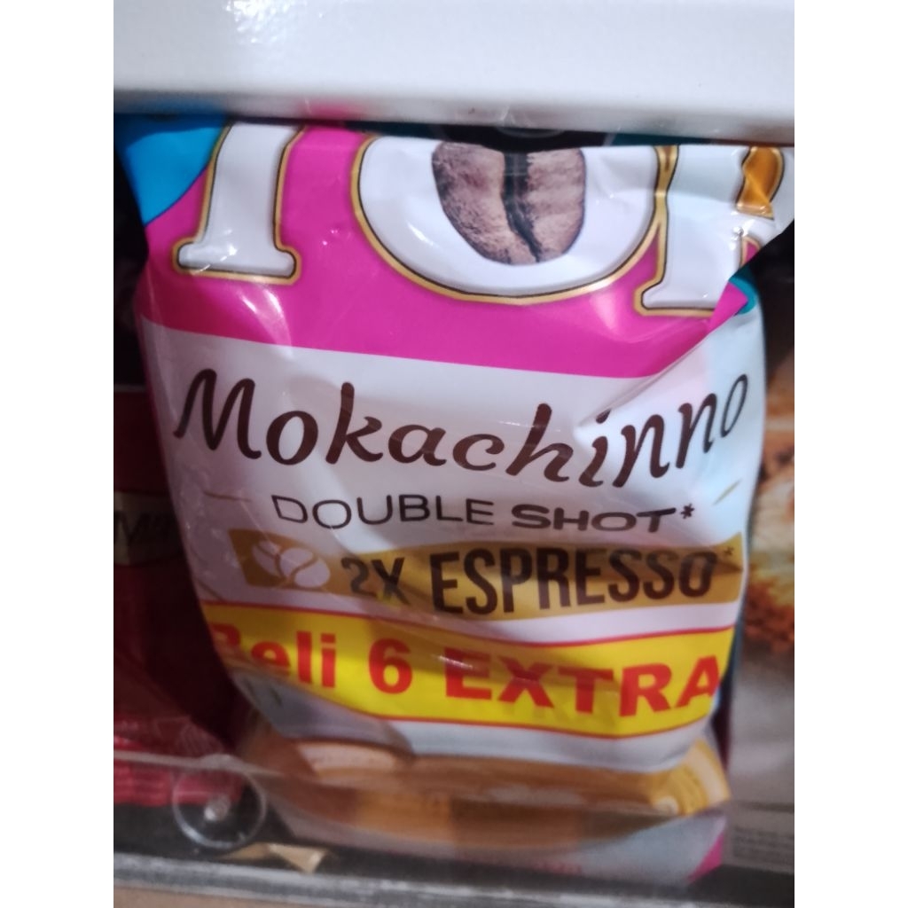

Top Kopi Mokachino Double Shot isi 6+3