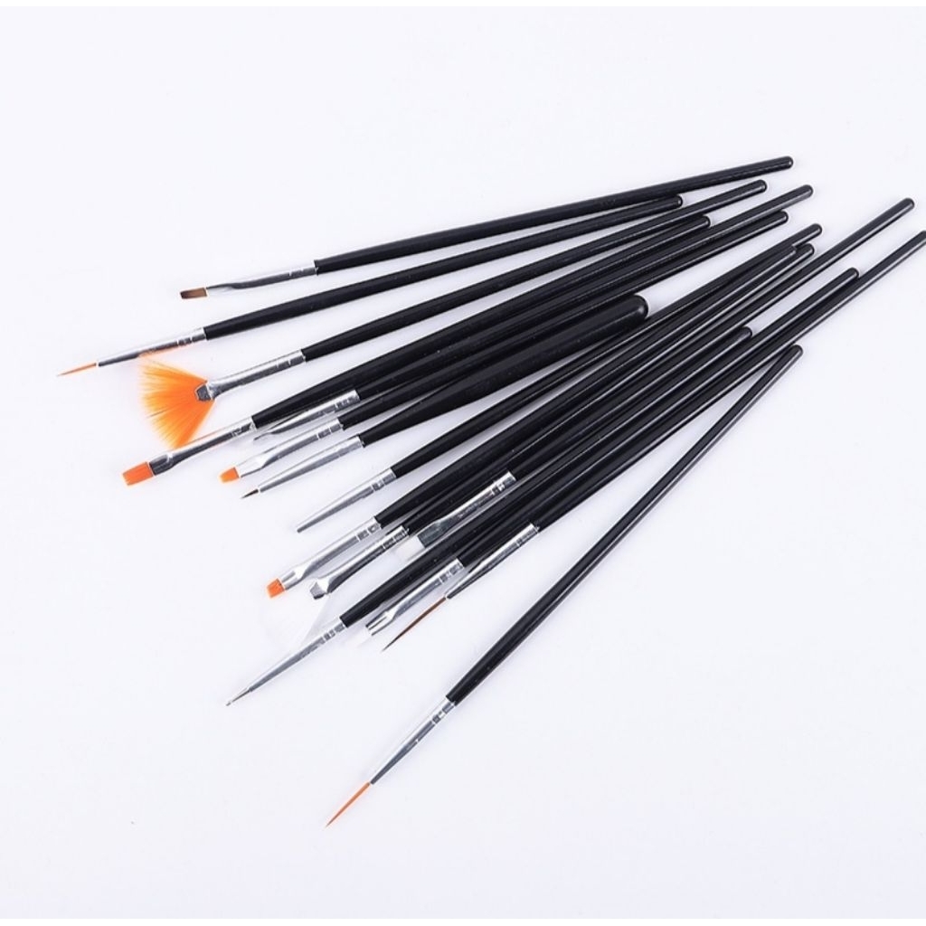 

kuas lukis set 15 pcs pink,hitam,putih