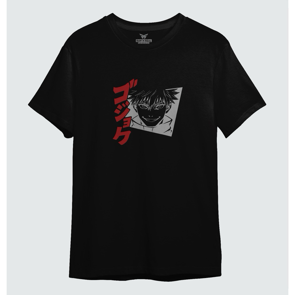 RNR  Baju Kaos Distro Laki Laki/ Perempuan / Bahan combet24s / Kaos distro / baju kaos / GOJO SATORU