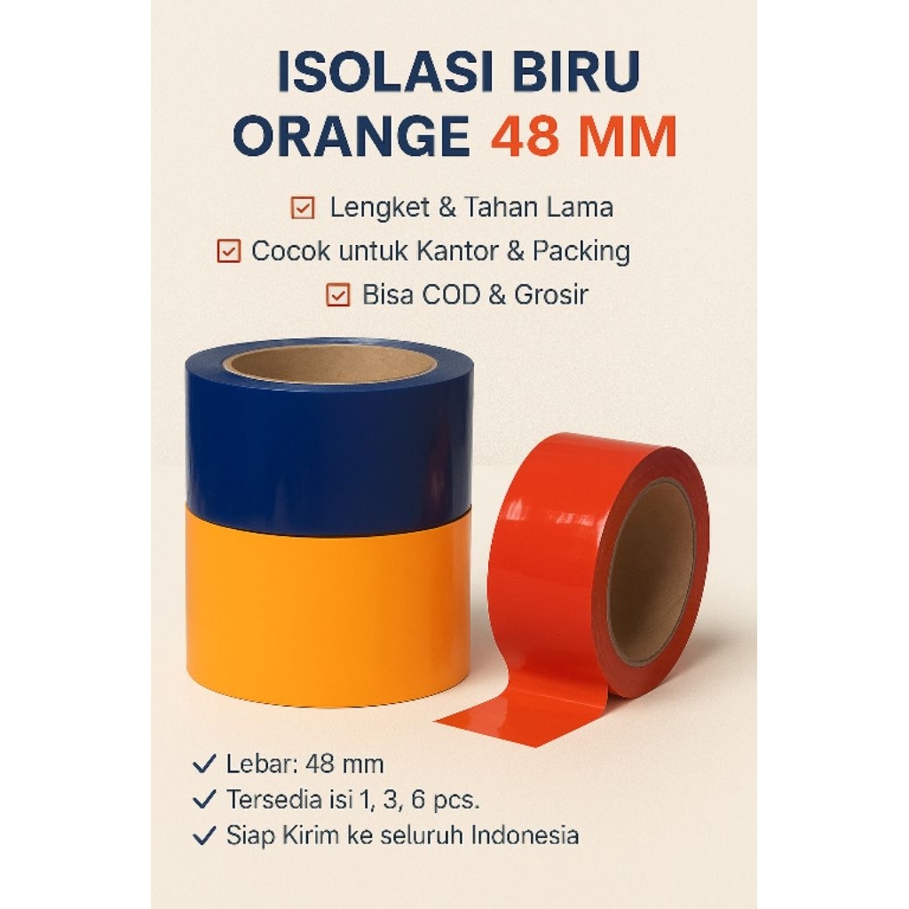 

ISOLASI WARNA 48 MM × 80 Yd