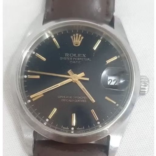 Preloved jam tangan vintage Rolex Oyster perpetual date Automatic, mesin jepang.