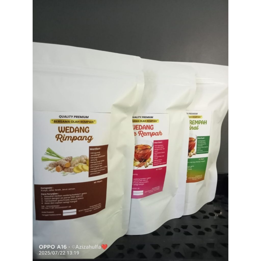 

Wedang Rimpang , Minuman Herbal ,Wedang Kunyit Jahe sereh