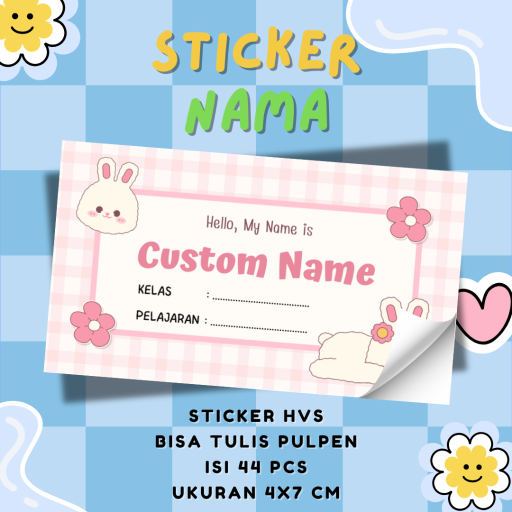 

[44Pcs] Sticker Buku Anak / Label Nama Anak / Sticker Buku Pelajaran Anak / Sticker Buku Nama Sekolah / Label Buku Pejaran Sekolah