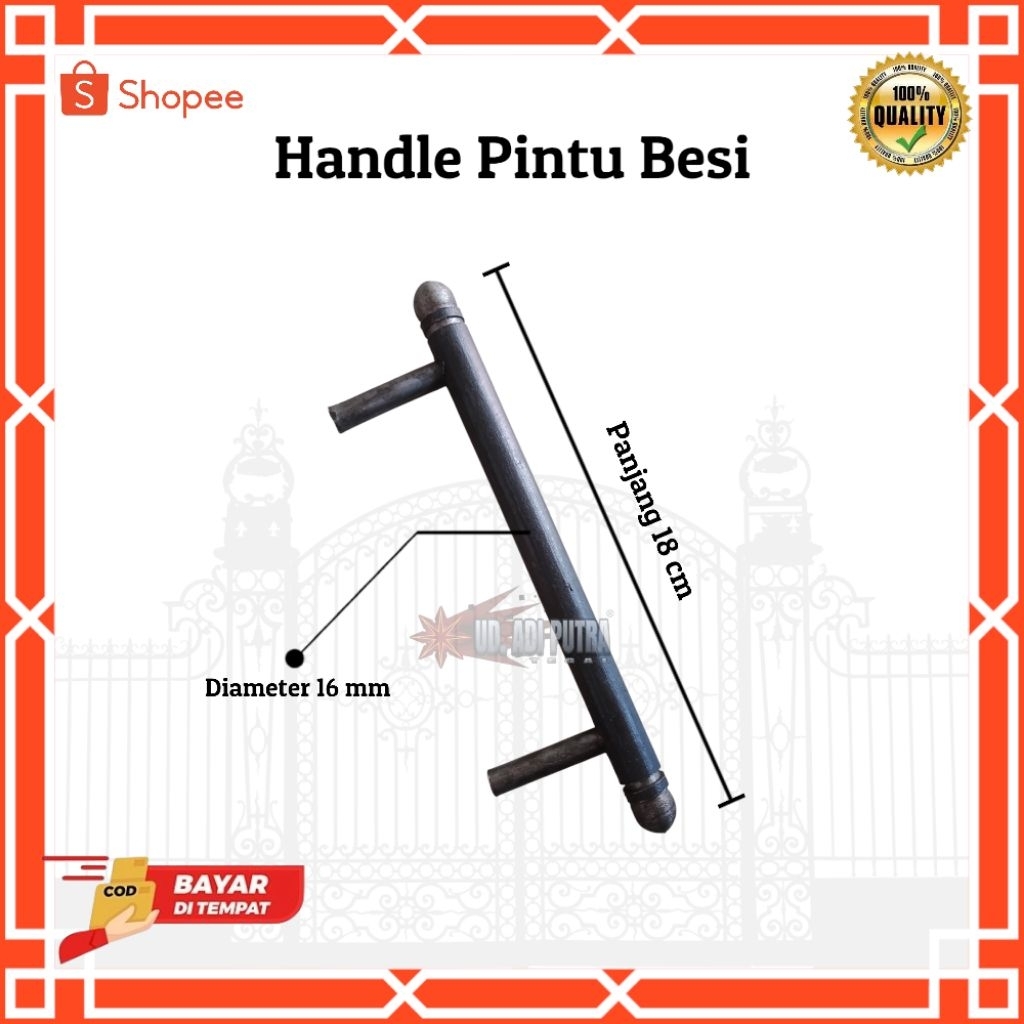 HANDLE PINTU PAGAR BESI | PEGANGAN PINTU PAGAR | GAGANG PINTU BAHAN BESI BETON