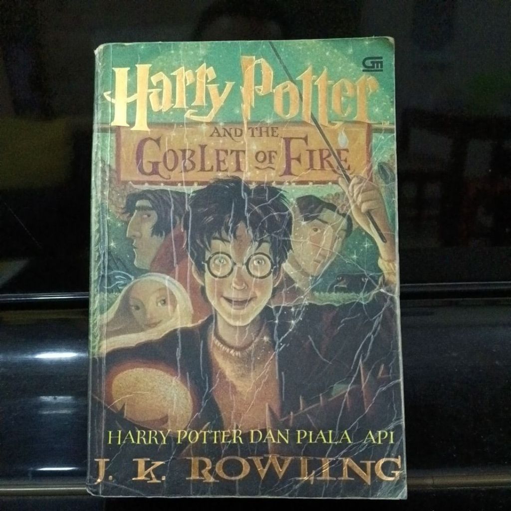 novel harry potter no 4 piala api (goblet of fire) bahasa indonesia soft cover preloved bekas 2nd mu