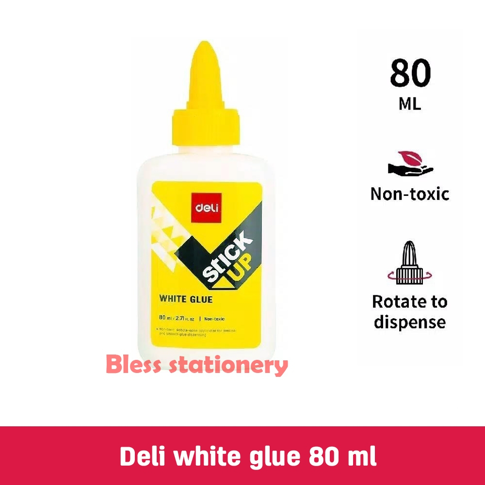 

Lem putih PVAC 80ml Lem kertas White glue Lem cair mirip lem fox