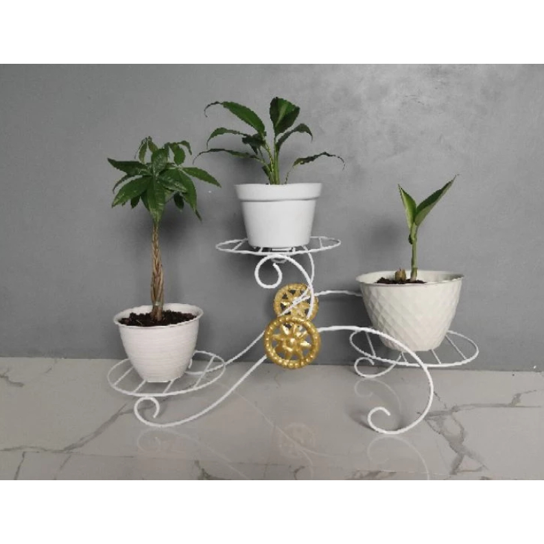 RAK POT 3 SUSUN / STANDING POT 3 SUSUN / STANDING 3 IN 1/STANDING POT BUNGA / tempat bunga/ RAK POT 