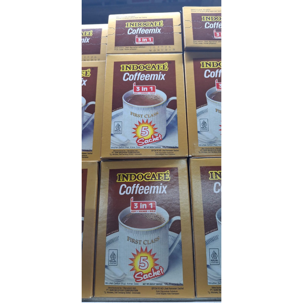 

PROMO INDOCAFE coffeemix 1box (5pcs)