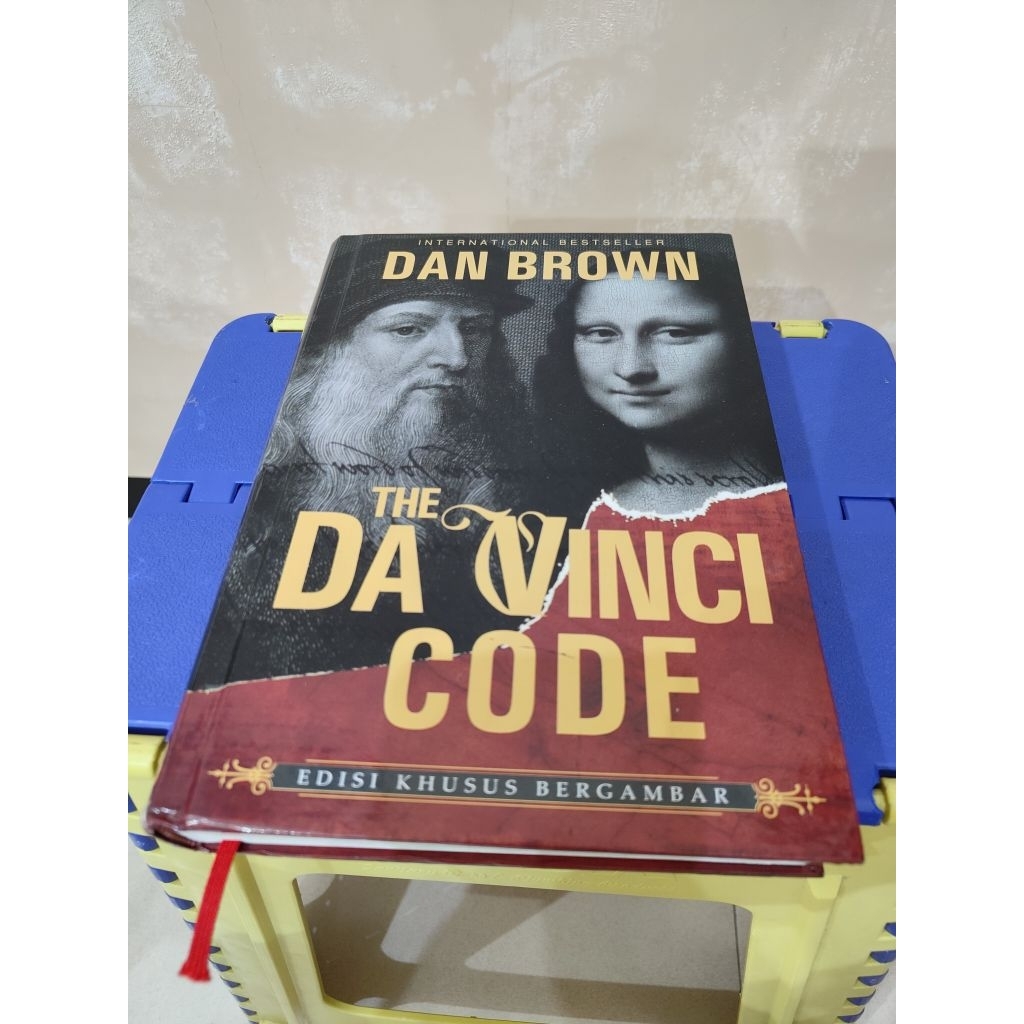 Novel Ori Original The Da Vinci Code edisi khusus bergambar dan brown HC hard cover buku bekas prelo