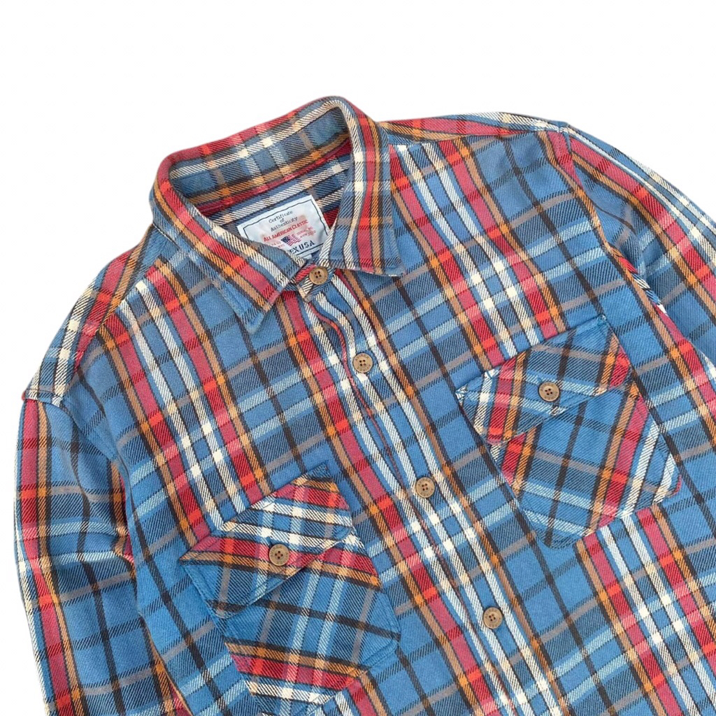 Flanel Avirex Double Pocket