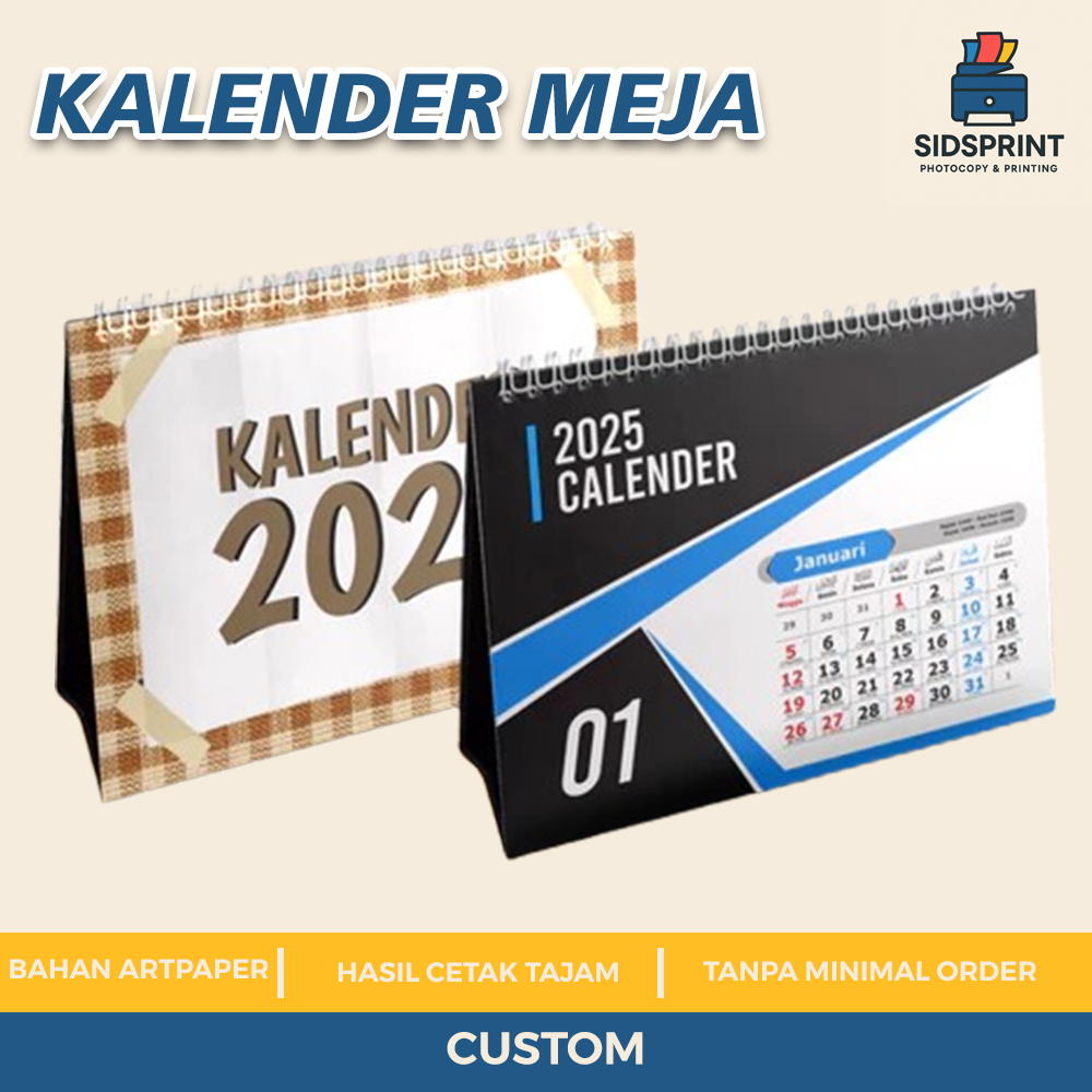 

SidsPrint Kalender Meja 2025 Terbaru | Kalender Duduk Aesthetic | Cocok Kantor & Rumah