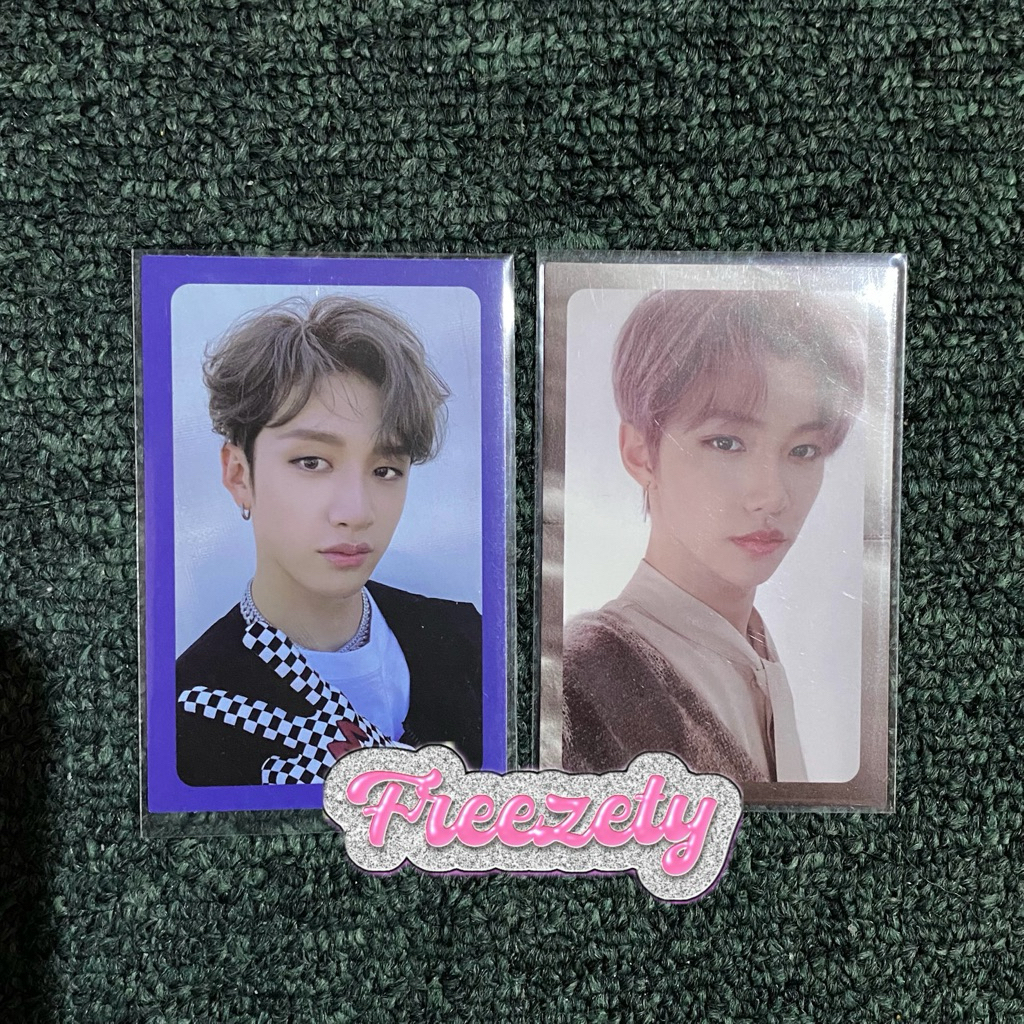 (ready stock) photocard pc bangchan felix levanter stray kids skz official
