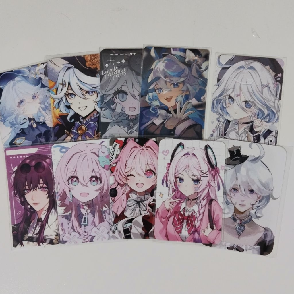 genshin / honkai star rail hsr photocard (fanmerch)